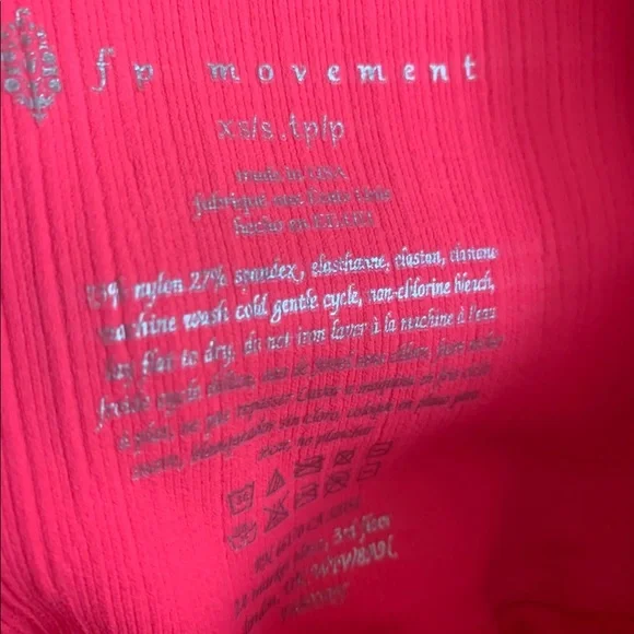 ✨New Free People Movement Good Karma Leggings in Tropical Pink- XS/S - Picture 11 of 11